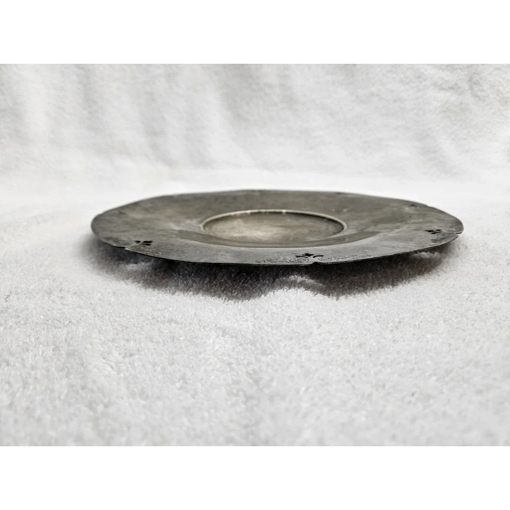 Vintage Poole Silver‎ Co. Round EPNS 1066 Silver Platter Taunton, Massachusetts